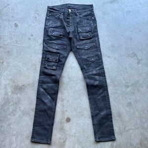 avant garde edgy y2k streetwear Dior style semi waxed art meets chaos Size 32X33
